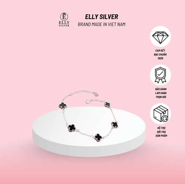 🎀 VÒNG TAY CỎ 4 LÁ BẠC ĐÍNH ĐÁ – MAY MẮN, THANH LỊCH VÀ Ý NGHĨA
