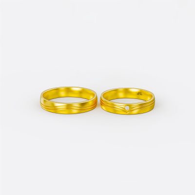 nhẫn đôi vàng tây dưới 2 triệu