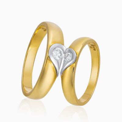 nhẫn đôi vàng tây dưới 2 triệu