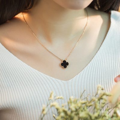 Dây chuyền bạc nữ cỏ 4 lá